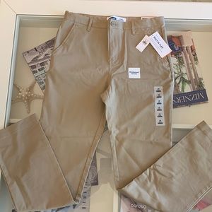 Old Navy Skinny Built In Flex Khaki pants for boys